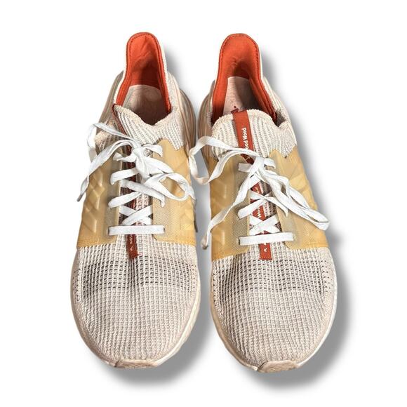 Adidas Ultraboost 19.5 WM WW Beige Cream White Running Shoes Mens 11.5 EG1727 main image 16